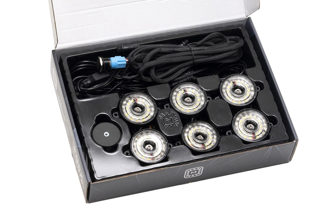 Kit d'éclairage Morimoto Rock : blanc (6 pièces)