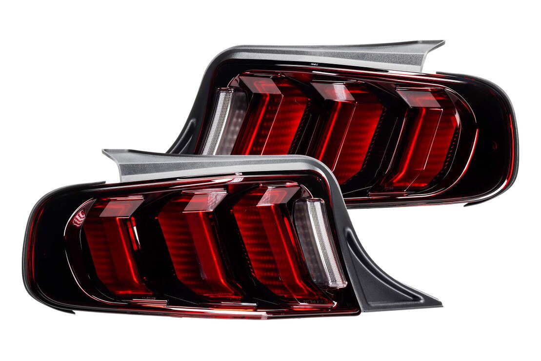 Feux arrière à LED pour Ford Mustang (13-14) Facelift XB (rouge)
