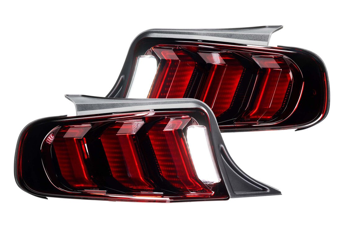 Feux arrière à LED pour Ford Mustang (13-14) Facelift XB (rouge)