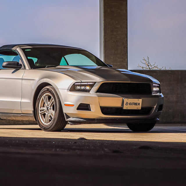 13-14 Ford Mustang MK II NOVA-Series LED Projector Headlights Alpha-Black