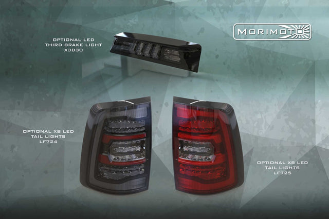 Dodge Ram (09-18) : phares à LED Morimoto Xb (ambre Drl)