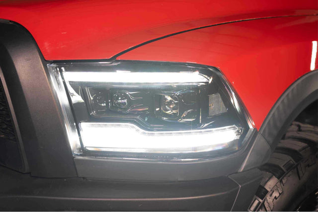 Dodge Ram (09-18) : phares à LED Morimoto Xb (ambre Drl)