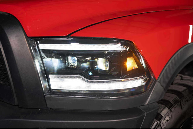 Dodge Ram (09-18) : phares à LED Morimoto Xb (ambre Drl)