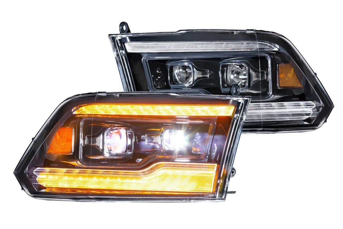 Dodge Ram HD (16-18) XB Led Headlights (Amber Drl)