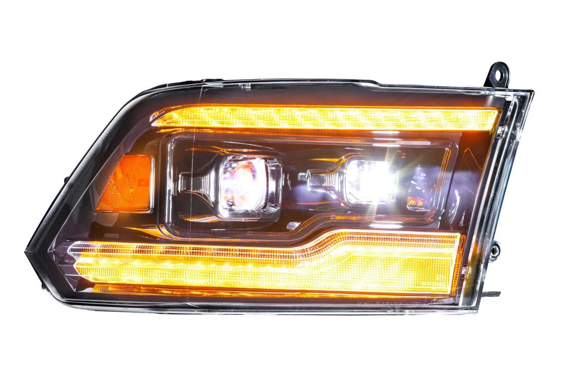 Dodge Ram HD (16-18) XB Led Headlights (Amber Drl)