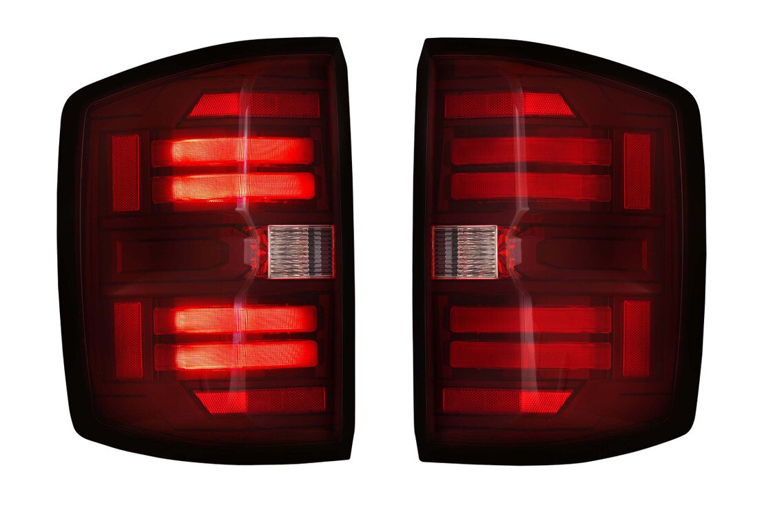 GMC Sierra 3500HD Dually (15-19) XB LED Tail Lights (Red)