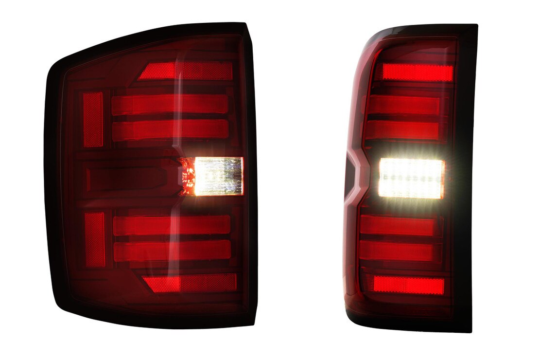 GMC Sierra 3500HD Dually (15-19) XB LED Tail Lights (Red)