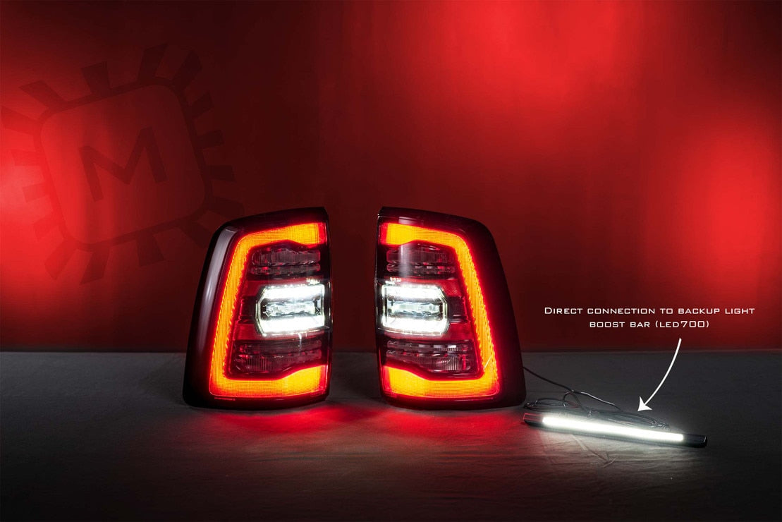 Dodge Ram 2500HD / 3500HD (09-18) XB LED Tail Lights (Smoked)