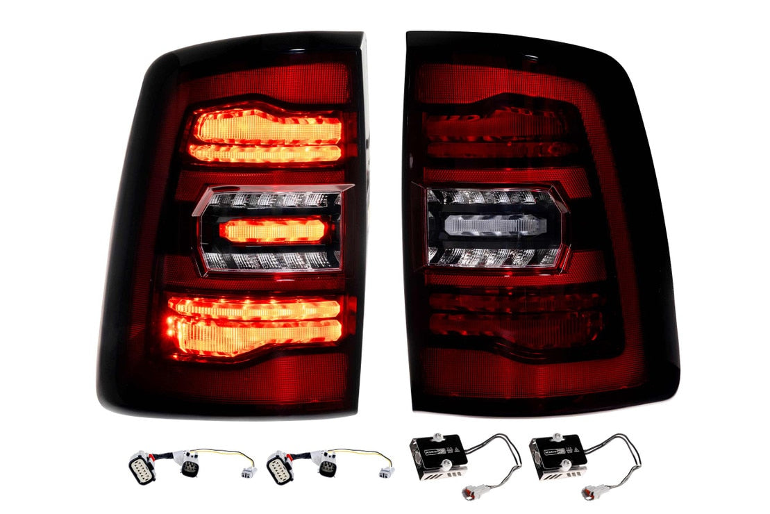 Ram HD (2019+) XB LED Tail Lights (Red)