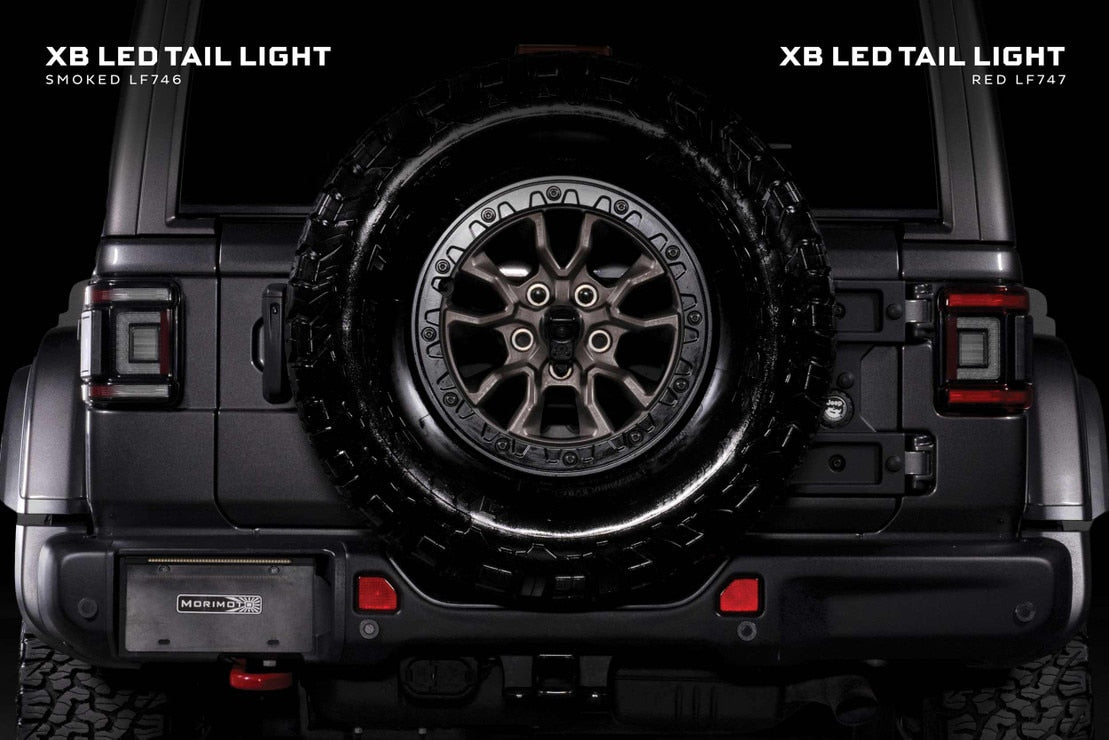 Feux arrière à LED à profil bas pour Jeep Wrangler JL (2018+) XB (fumés)