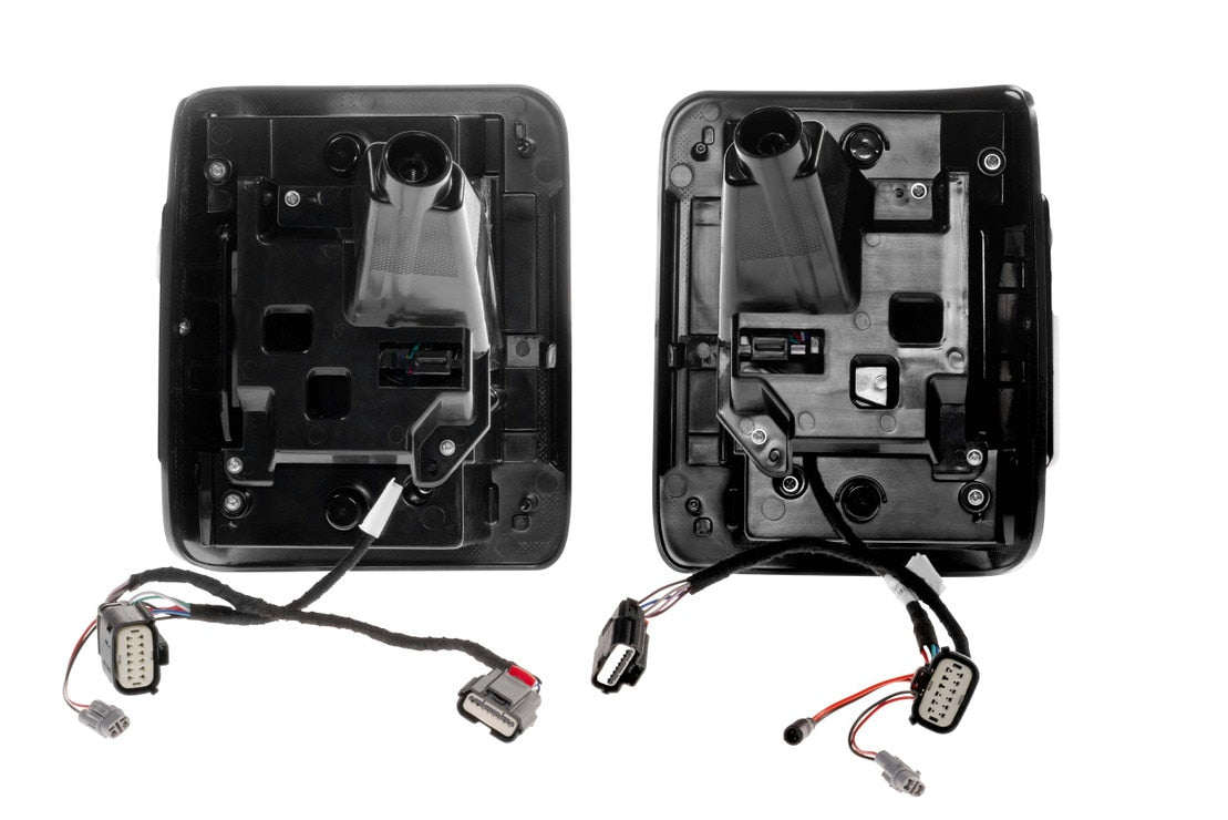 Feux arrière à LED à profil bas pour Jeep Wrangler JL (2018+) XB (fumés)