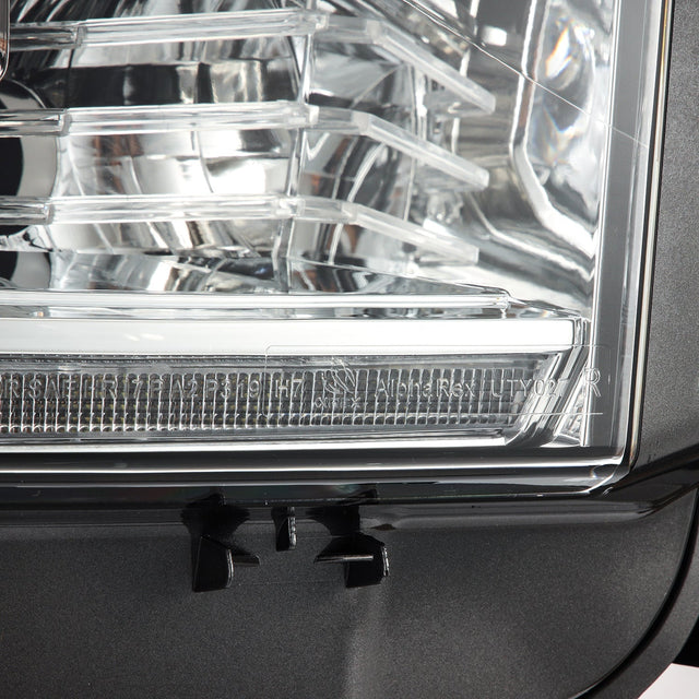 14-21 Toyota Tundra MK II PRO-Series Halogen Projector Headlights Chrome
