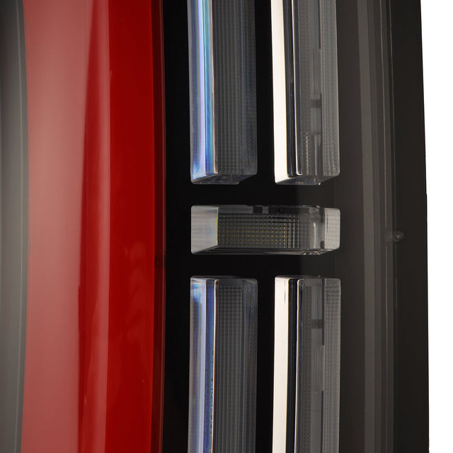 14-21 Toyota Tundra NOVA-Series Prismatic LED Tail Lights Black-Red