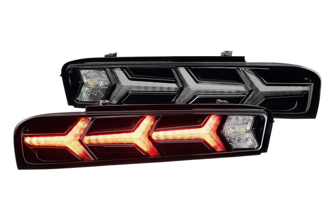 Feux arrière à LED pour Chevrolet Camaro (16-18) XB (fumés)