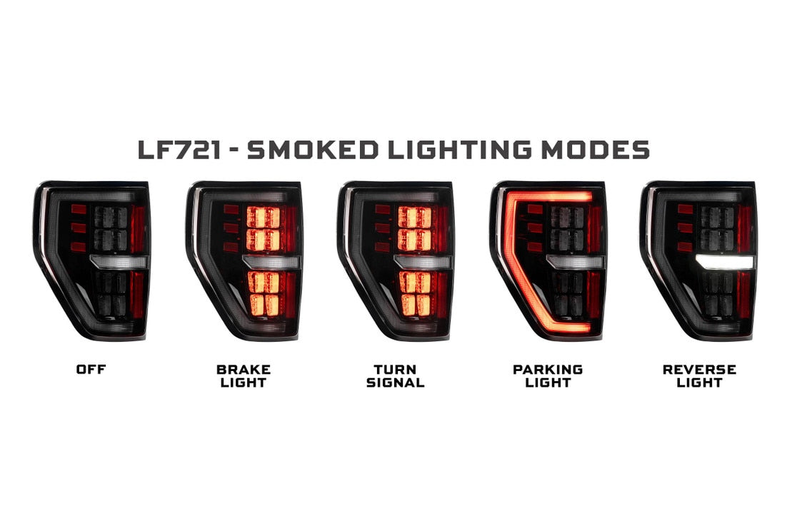 Feux arrière à LED XB pour Ford F-150 (09-14) (fumés)