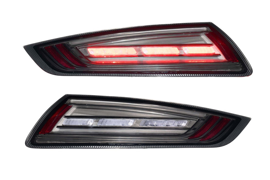 Feux arrière à LED pour Porsche 911 997.1 (05-08) XB (fumés)