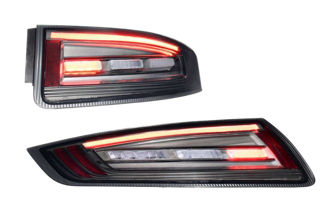 Feux arrière à LED pour Porsche 911 997.1 (05-08) XB (fumés)