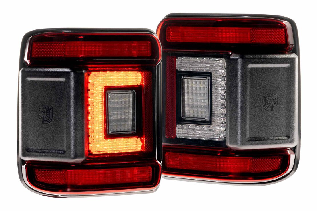 Jeep Wrangler JL (2018+) XB LED Low Profile Tail Lights (Red)
