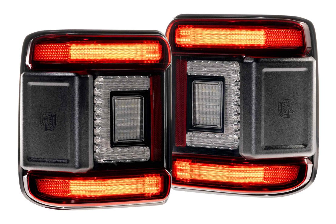 Jeep Wrangler JL (2018+) XB LED Low Profile Tail Lights (Red)