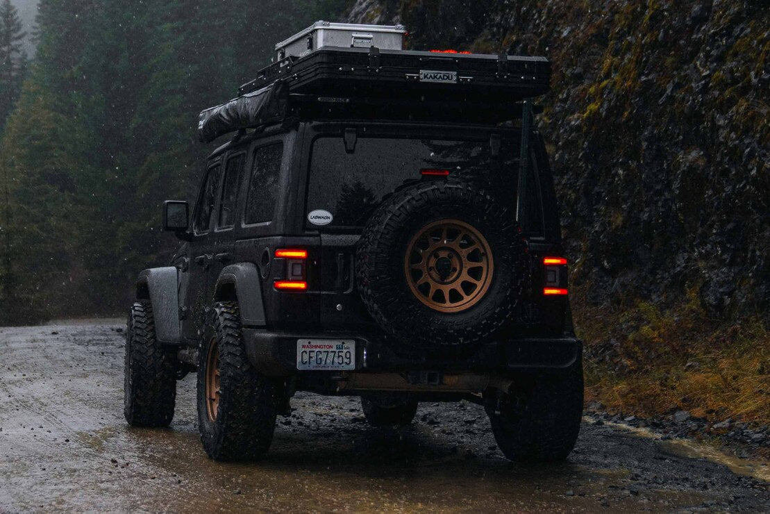 Jeep Wrangler JL (2018+) XB LED Low Profile Tail Lights (Red)