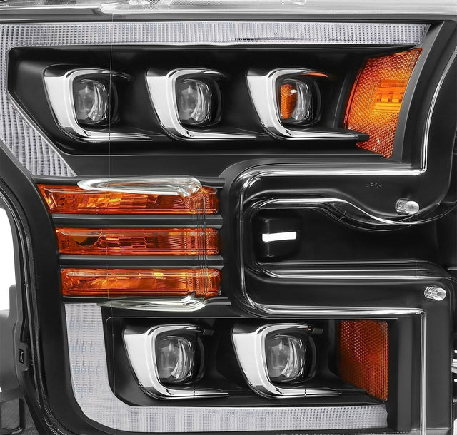 Phares projecteurs à LED série NOVA pour Ford F150 15-17 / F150 Raptor 17-20, noirs