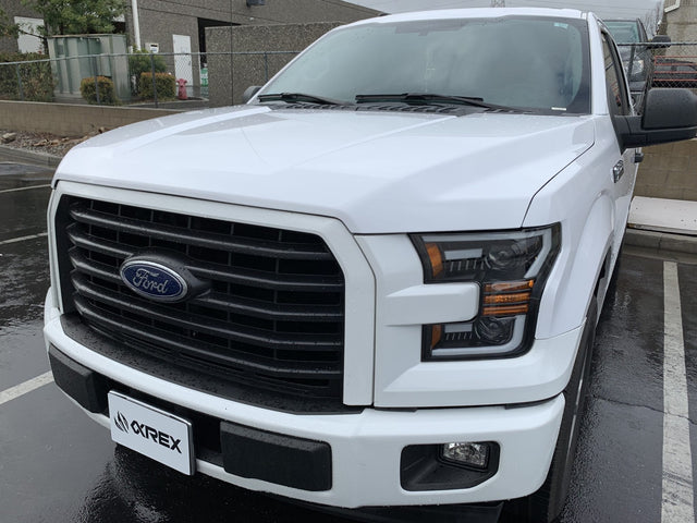 Phares projecteurs à LED série LUXX pour Ford F150 15-17 / Ford F150 Raptor 17-20, noir de jais