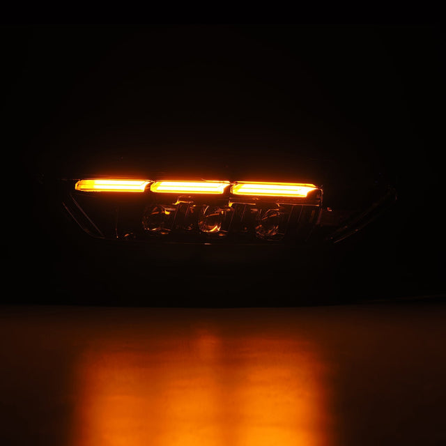 15-17 Ford Mustang/18-20 Mustang Shelby GT350/GT500 MK II NOVA-Series LED Projector Headlights Alpha-Black