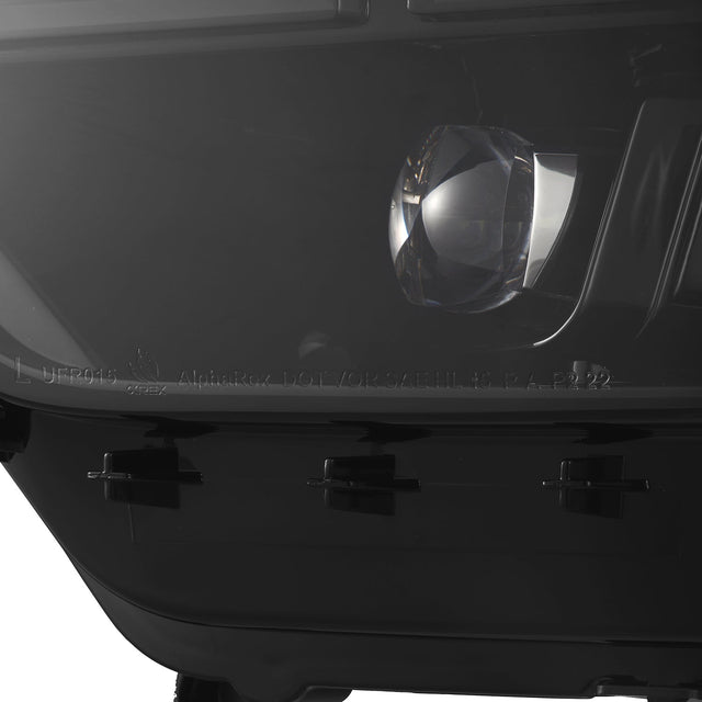 15-17 Ford Mustang/18-20 Mustang Shelby GT350/GT500 MK II NOVA-Series LED Projector Headlights Alpha-Black