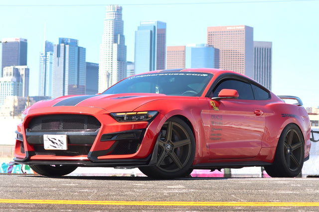 15-17 Ford Mustang/18-20 Mustang Shelby GT350/GT500 MK II NOVA-Series LED Projector Headlights Black