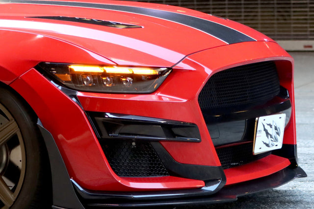 15-17 Ford Mustang/18-20 Mustang Shelby GT350/GT500 MK II NOVA-Series LED Projector Headlights Black