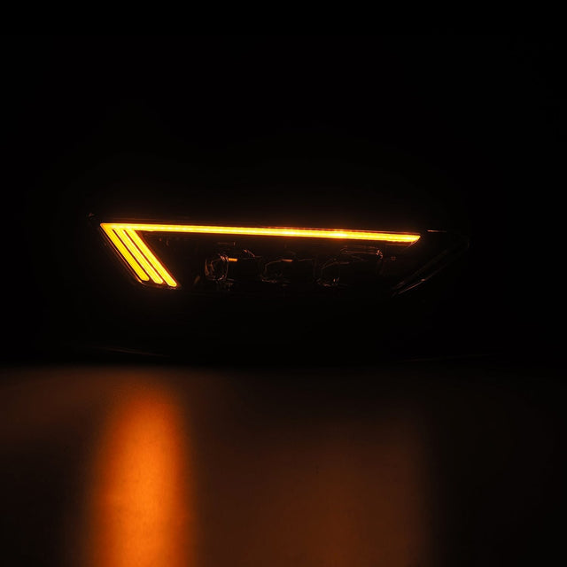 15-17 Ford Mustang/18-20 Mustang Shelby GT350/GT500 NOVA-Series LED Projector Headlights Alpha-Black