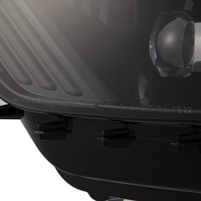 15-17 Ford Mustang/18-20 Mustang Shelby GT350/GT500 NOVA-Series LED Projector Headlights Alpha-Black