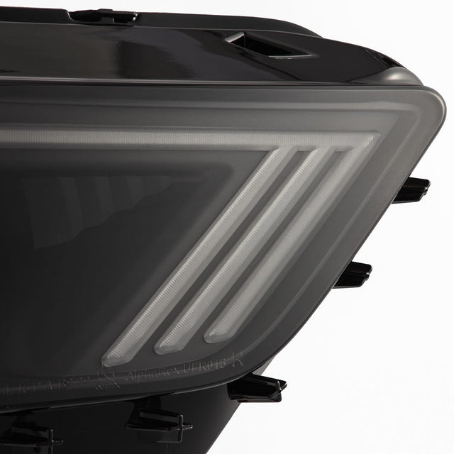 15-17 Ford Mustang/18-20 Mustang Shelby GT350/GT500 NOVA-Series LED Projector Headlights Black