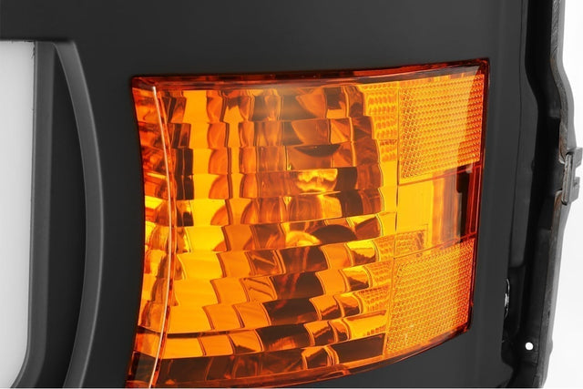 Phares projecteurs à LED NOVA Series, noirs, pour Chevrolet Silverado 2500HD/3500HD MK II 15-19