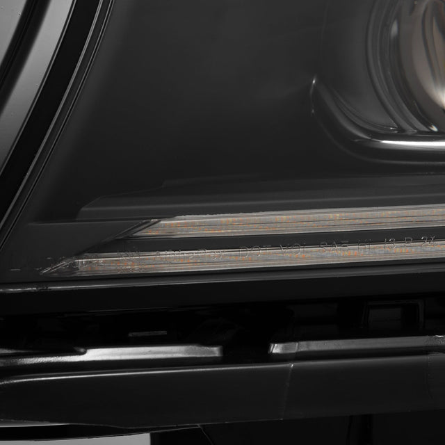 15-23 Dodge Charger LUXX-Series LED Projector Headlights Black