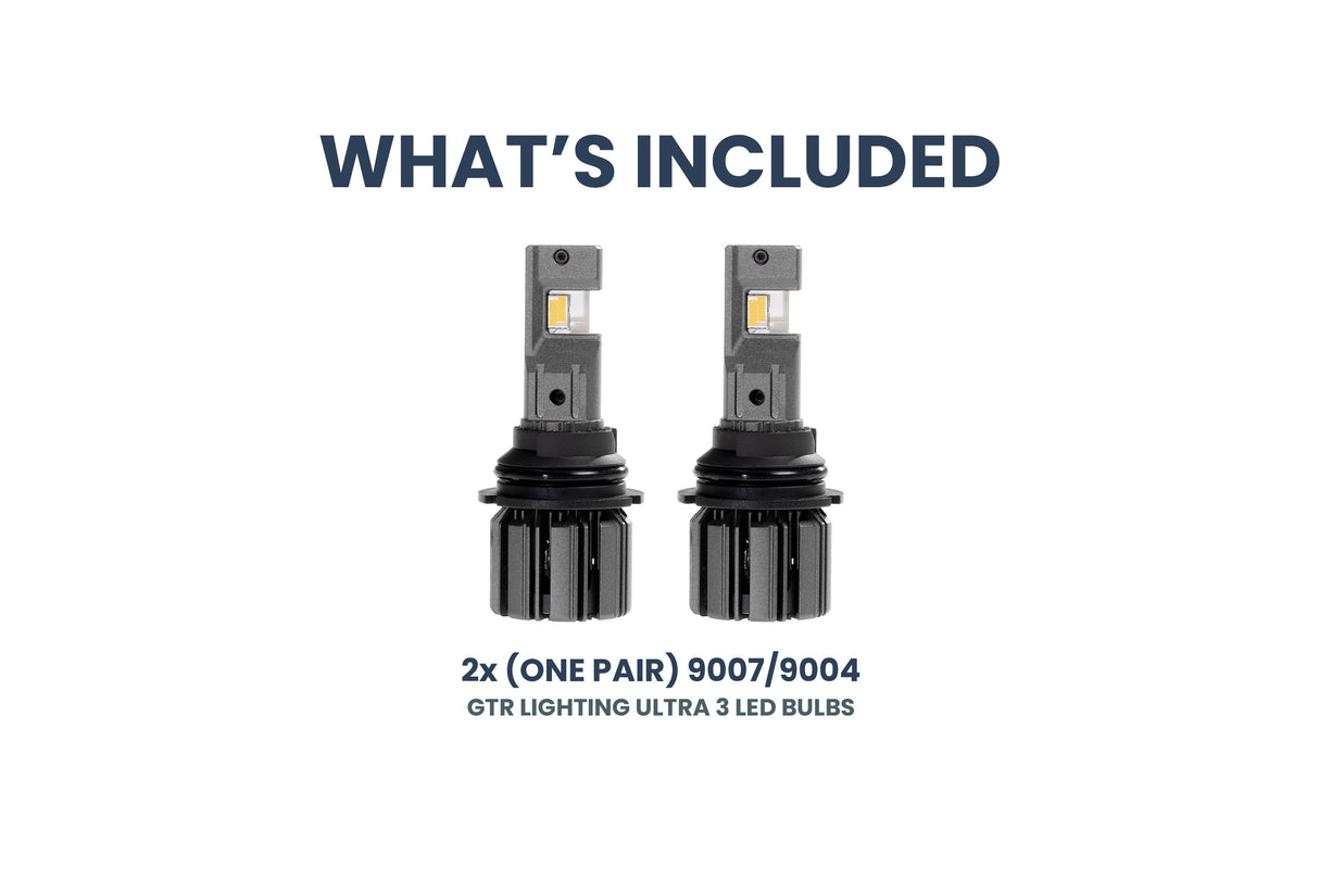 9007/9004: GTR Ultra 3.0 LED Bulbs (Pair)