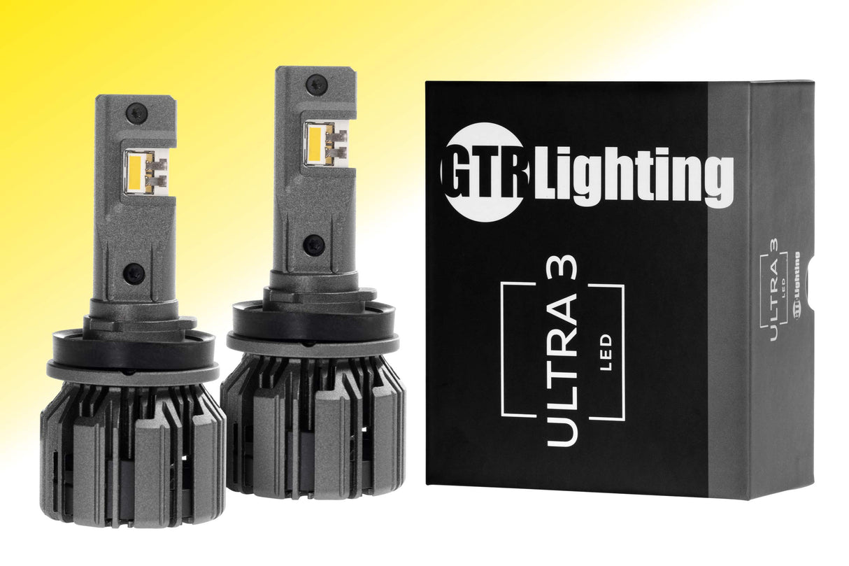 H11: GTR Ultra 3.0 Yellow LED Bulbs (Pair)