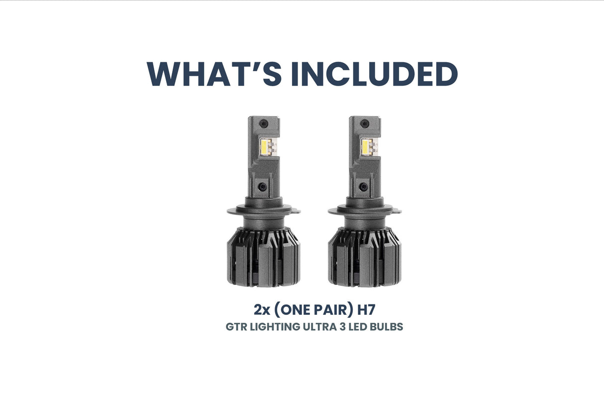H7: GTR Ultra 3.0 LED Bulbs (Pair)