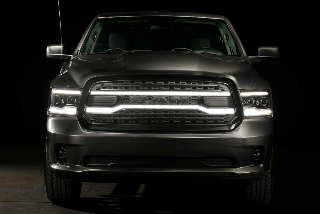 Dodge Ram 1500 (13-18) XBG LED Drl Grille (Black)