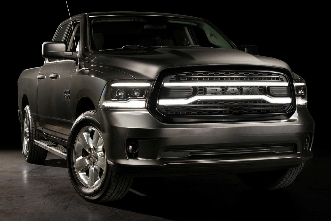 Dodge Ram 1500 (13-18) XBG LED Drl Grille (Black)