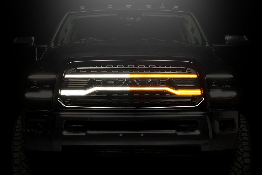 Dodge Ram HD (13-18) XBG LED Drl Grille (Black)
