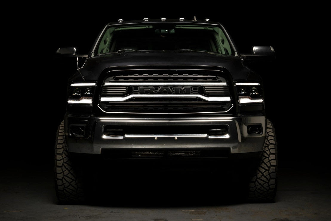 Dodge Ram HD (13-18) XBG LED Drl Grille (Black)