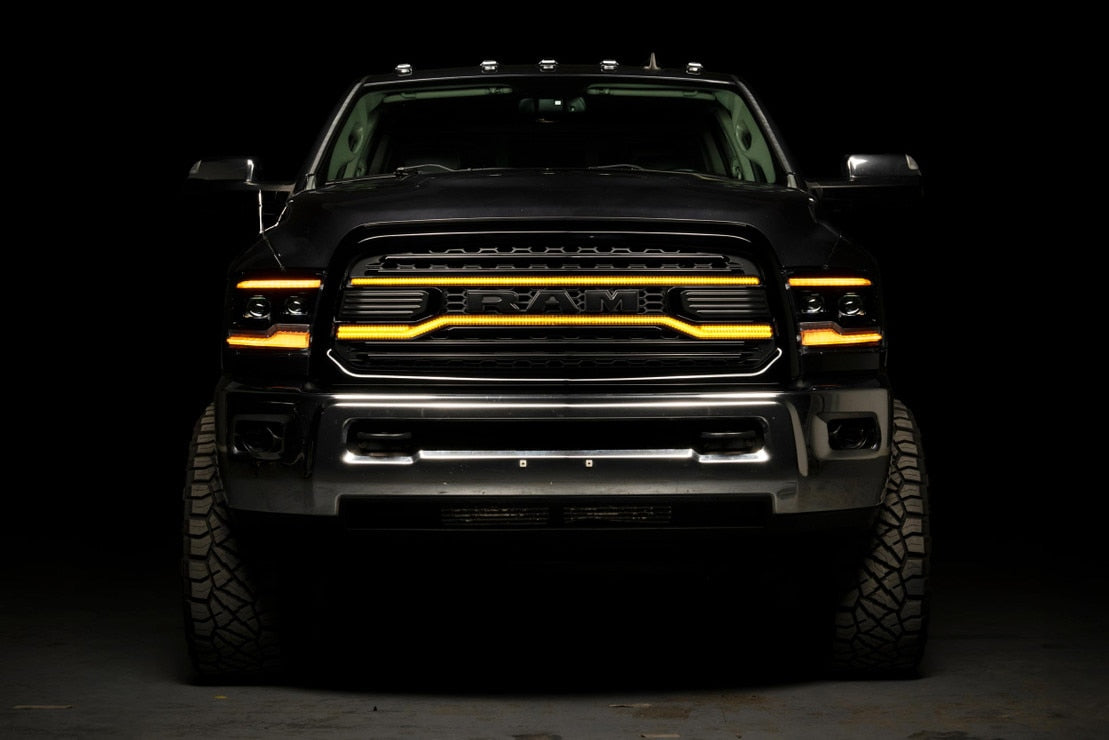 Dodge Ram HD (13-18) XBG LED Drl Grille (Black)