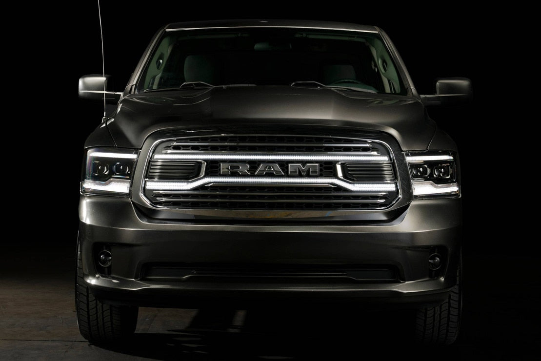 Dodge Ram 1500 (13-18) XBG LED Drl Grille (Chrome)