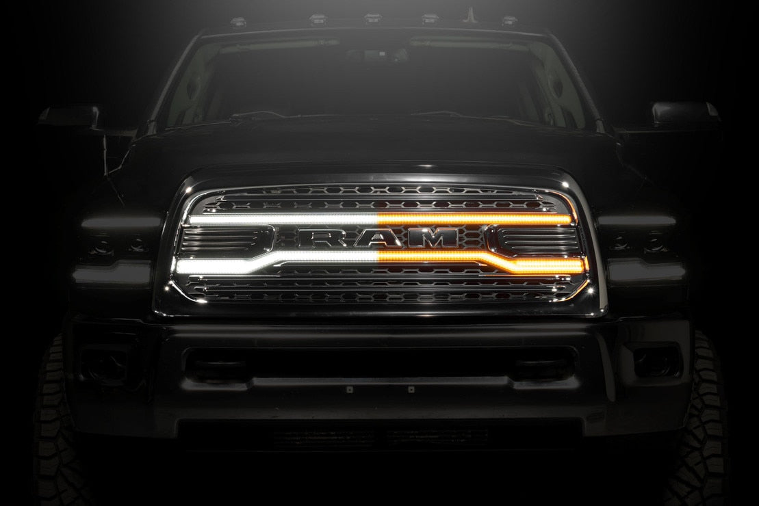 Dodge Ram HD (13-18) XBG LED Drl Grille (Chrome)