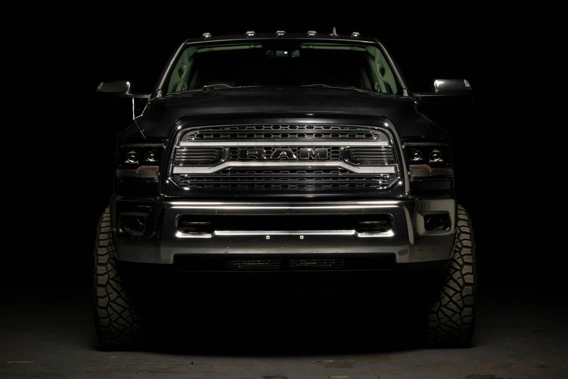 Dodge Ram HD (13-18) XBG LED Drl Grille (Chrome)