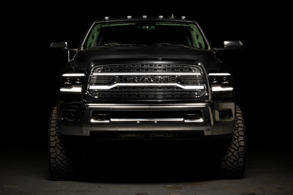 Dodge Ram HD (13-18) XBG LED Drl Grille (Chrome)