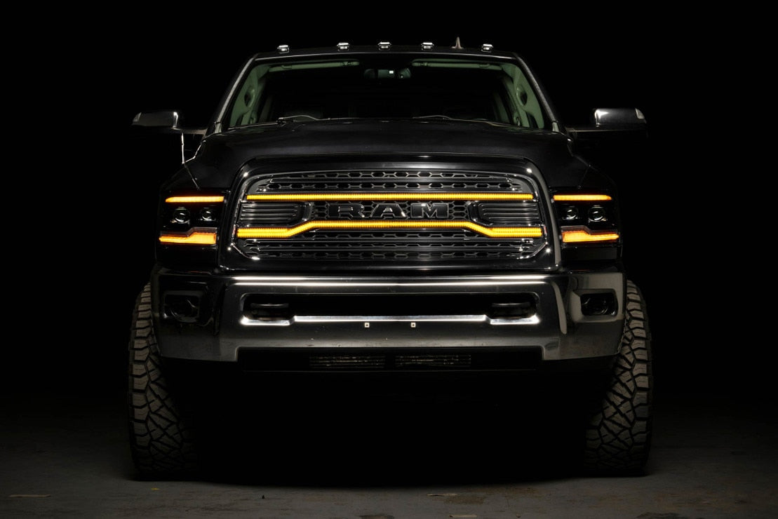 Dodge Ram HD (13-18) XBG LED Drl Grille (Chrome)