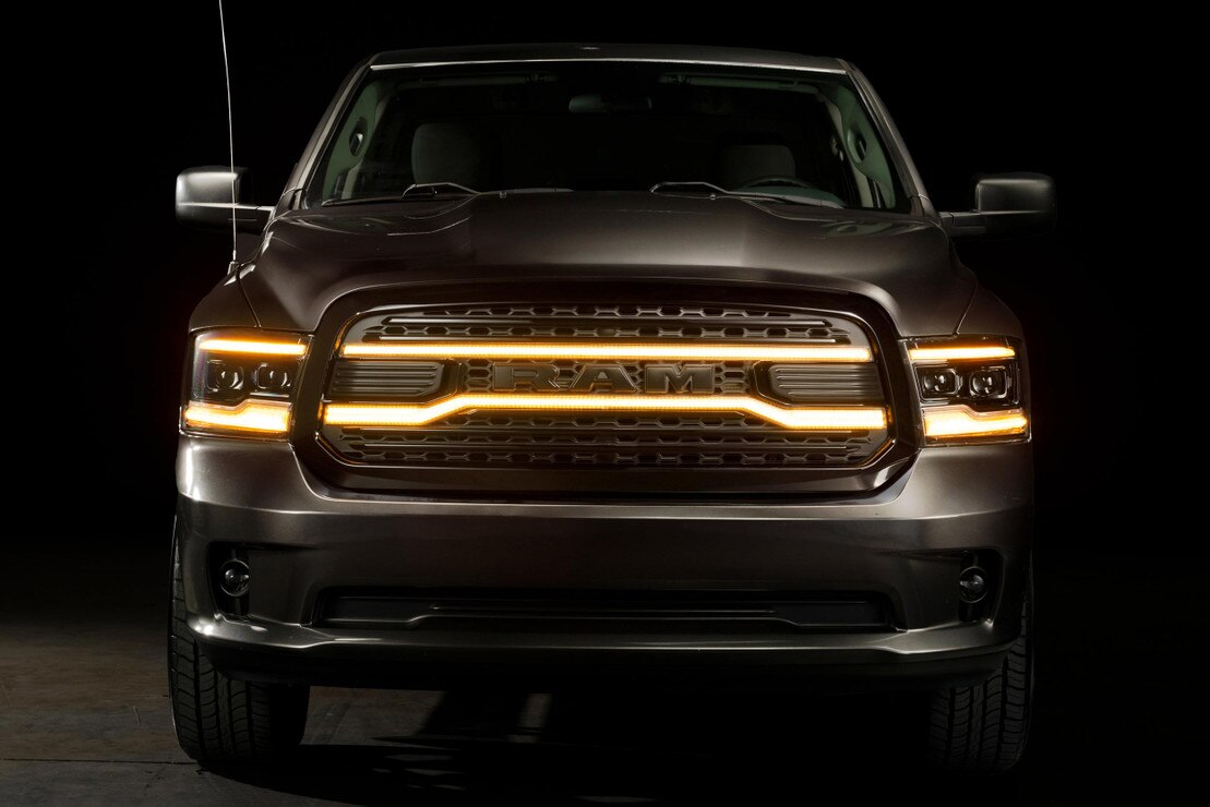 Dodge Ram 1500 Classic (19-24) XBG LED Drl Grille (Black)