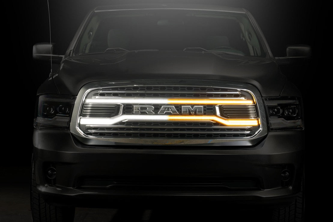 Dodge Ram 1500 Classic (19-24) XBG LED Drl Grille (Chrome)